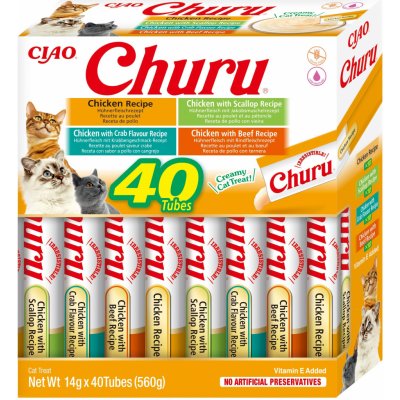Churu Cat Chicken 40 x 14 g – Zbozi.Blesk.cz