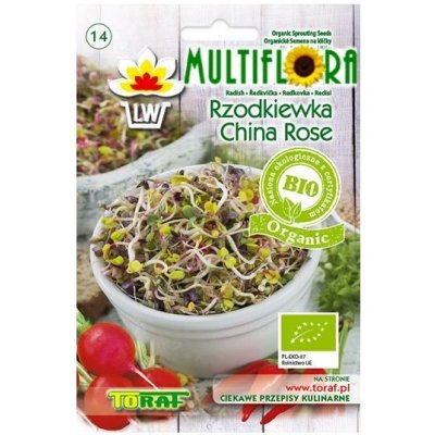 ŘEDKVIČKA China Rose BIO -organické semena na klíčky 20g – Zbozi.Blesk.cz