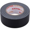 Stavební páska Extol Premium 8856313 Textilní páska lepicí univerzální 50 mm x 50 m černá