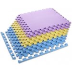 One Fitness MP10 60 x 60 x 1 cm žluto-modro-fialová 9ks – Zboží Dáma
