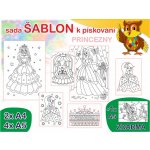 Radost v písku Sada šablon vel. M Princezny – Zboží Dáma