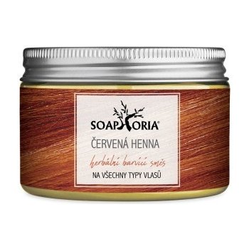 Soaphoria Henna mahagonově červená barva na vlasy 150 ml