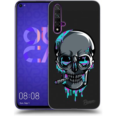 Pouzdro Picasee silikonové Huawei Nova 5T - EARTH - Lebka 3.0 černé – Zboží Mobilmania