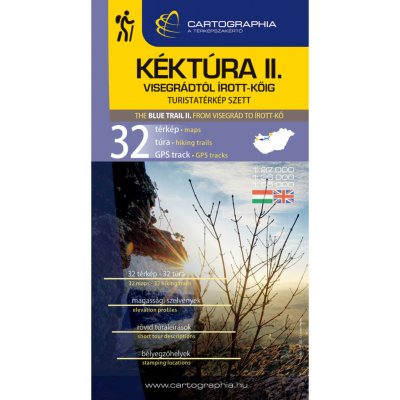 BLUE TRAIL II. /Visegrád–Írott-kő/ - turistická mapa – Zboží Mobilmania