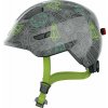 Cyklistická helma Abus Smiley 3.0 LED grey Space 2023