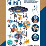 Djeco Do it yourself Color-in paint Solar system – Sleviste.cz