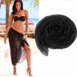 V&V velký šátek na pláž černá – Zboží Mobilmania