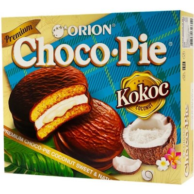 Orion Choco Pie Kokos 12 x 30 g – Zboží Mobilmania