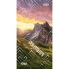 Nákrčník 4Fun Dolomites sunset multifunkční šátek Mountain