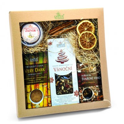 Valdemar Grešík Natura dárková kazeta vánoční – Zboží Dáma