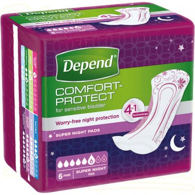 Depend Super night 6 ks – Zboží Mobilmania