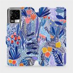 Mobiwear - Realme 8 - MP03P Modrá květena – Zboží Živě