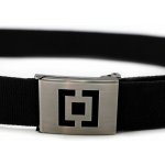 Horsefeathers pásek Idol Plain black černá – Sleviste.cz