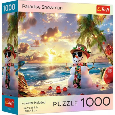 Trefl 1000 USA Collection Sněhulák z ráje – Sleviste.cz