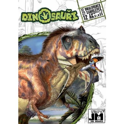 Omalovánky A4+ set se samolepkami dinosauři – Zboží Mobilmania