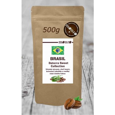 MONRO BRASIL DATERRA VILLA BORGHESI KÁVA ARABIKA zrnková 0,5 kg – Hledejceny.cz