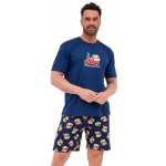 Cornette pánské pyžamo 326/291 Teddy 4 tmavě modrá – Zbozi.Blesk.cz