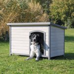 Trixie Natura bouda pro psa s rovnou střechou L šedá 116 x 82 x 79 cm – Zboží Dáma