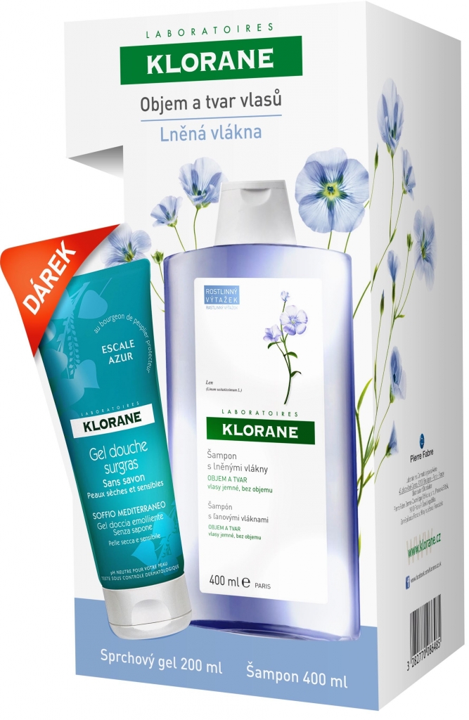 Klorane šampon Lin 400 ml