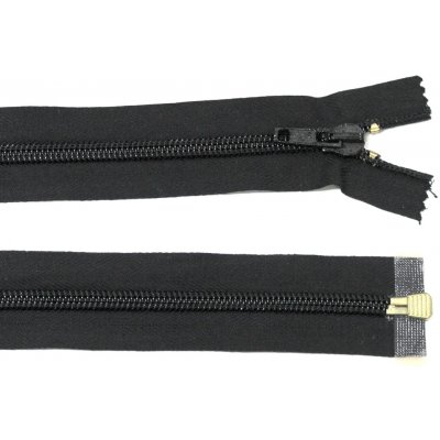 Spirálový zip no.8 rozepínací 45cm černý 7mm silný zip – Hledejceny.cz