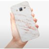 Pouzdro a kryt na mobilní telefon Samsung iSaprio Rose Gold Marble Samsung Galaxy J3 2016