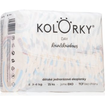 KOLORKY DAY déšť a duhy S 3-6 kg 25 ks