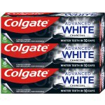 Colgate Advanced White Charcoal 3 x 75 ml – Zboží Dáma