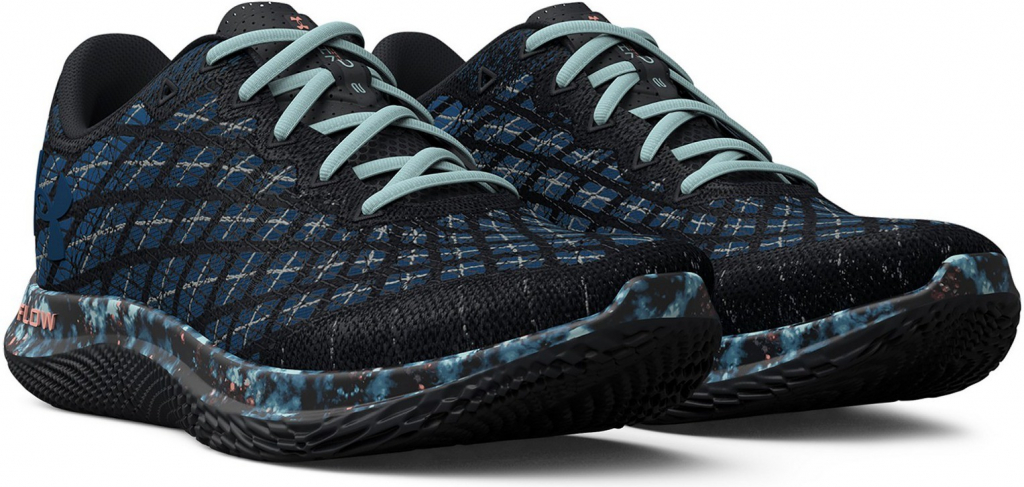 Under Armour UA FLOW Velociti Wind 2 black/black/petrol blue