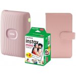 Fujifilm Instax Mini Link 2, růžová + COLORFILM (20ks) + album Instax Mini – Zbozi.Blesk.cz