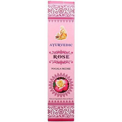 Ajurvéda vonné tyčinky Rose růže 10 g – Sleviste.cz