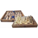 Sea Club Šachy a vrhcáby (backgammon) v dřevěném boxu – Zboží Dáma