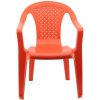 Dětský zahradní nábytek Progarden Židlička plastová dětská červená