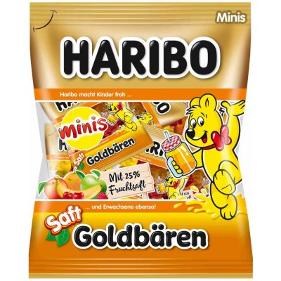 Haribo šťavnatí medvídci Goldbären Minis 14 ks, 220 g – Zboží Mobilmania