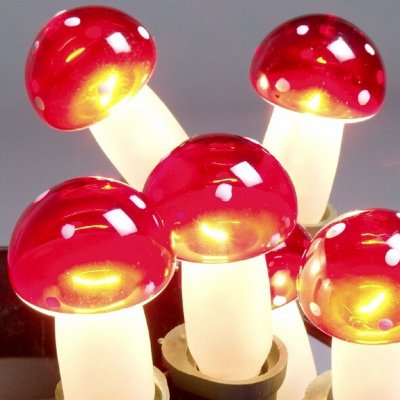 Exihand BALENÍ Žárovka Muchomůrka červená 20V 0,1A v balení 36 ks – Hledejceny.cz