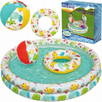 Bestway 51124 Nemo set (bazén+míč+kruh) 122x20cm – Hledejceny.cz