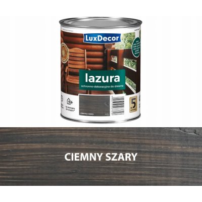 Luxdecor Lazura 4,5 l tmavě šedá – Zboží Mobilmania