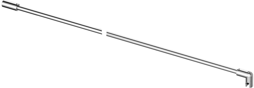 Süd-Metall Stabilizační tyč kulatá, průměr 12,5 mm, zeď/sklo