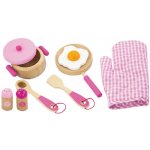 Viga dřevěné nádobí snídaně růžové – Hledejceny.cz