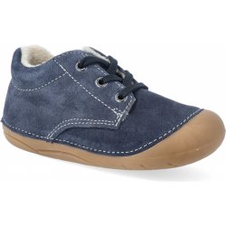 Lurchi zimní barefoot boty Flori suede navy