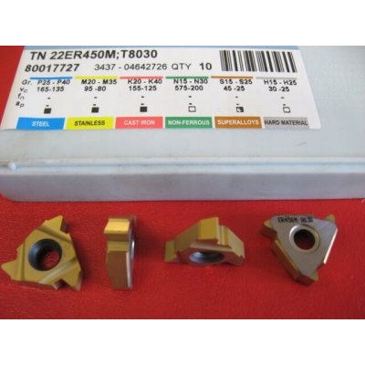 Soustružnické VBD závitové + zapichovací 80017727 / 6755211 TN M EXT C3 -S- PRAMET - PM-TN-22ER450M-T8030 – Hledejceny.cz