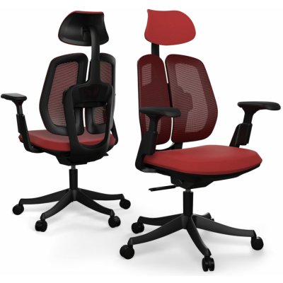Ergonomická kancelářská židle Liftor Active, červená (textil + síťovina) 16214