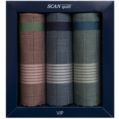 SCANquilt pánské kapesníky VIP 3 ks G109 barevná G109 pánské – Zboží Mobilmania