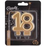 GoDan Narozeninová svíčka 18 Rainbow DUHOVÁ 7 5 cm – Zboží Dáma