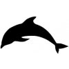 Delfín plastová šablona 231 A 6,5x9cm