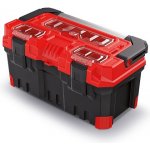 PROSPERPLAST TITAN PLUS Plastový kufr na nářadí červený 496 x 258 x 240 mm NTP20A – Sleviste.cz