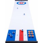 Longfield curlingová a přehazovací deska bílá 180 x 39 cm – Zboží Živě