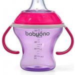 Babyono Hrnek netekoucí s měkkým náustkem Natural Nursing 180ml růžový – Zbozi.Blesk.cz
