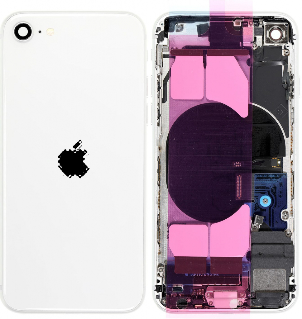 Kryt Apple iPhone SE (2nd Gen 2020) zadní Housing bílý