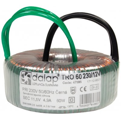 TRAFO DALAP TRO 60 230/12V /47595/ – Zbozi.Blesk.cz