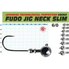 Rybářské háčky FUDO JIG PROFI Slim s nálitkem vel.6 5g 3ks